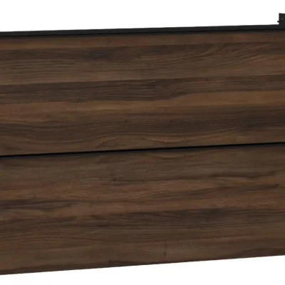 Hansgrohe Xelu Q - izlietnes apakšskapītis, 63x118x50 cm, 2 atvilktnes, tumšs valrieksts/matēti melns 54038670