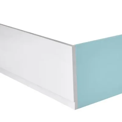 Polysan Plain - priekšējā apmale 150, kreisā, 1500x590 mm, balta 72597
