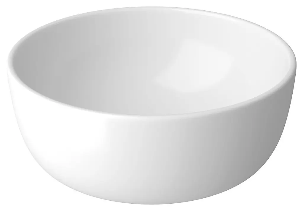 Cersanit Moduo - uz virsmas uzstādāma roku mazgāšanas izlietne, diametrs 35 cm, bez pārplūdes, balta K116-047
