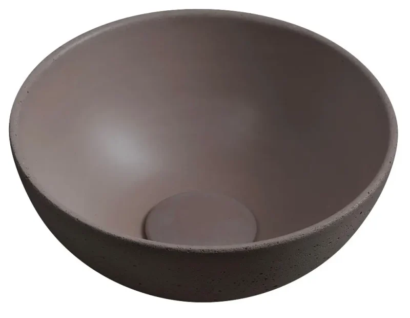 Sapho Small - uzliekamā roku mazgājamā izlietne, diametrs 26 cm, bez pārplūdes, tumši brūna MR26015