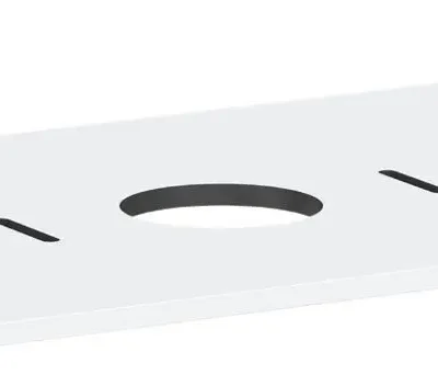 Hansgrohe Xilesa E - izlietnes plātne, 78x55 cm, izgriezums vidū, balta matēta 54275700