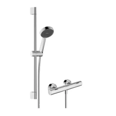 Hansgrohe Activera Select S - dušas komplekts ar termostatu, 2 strūklas veidi, EcoSmart, hroms 28876000