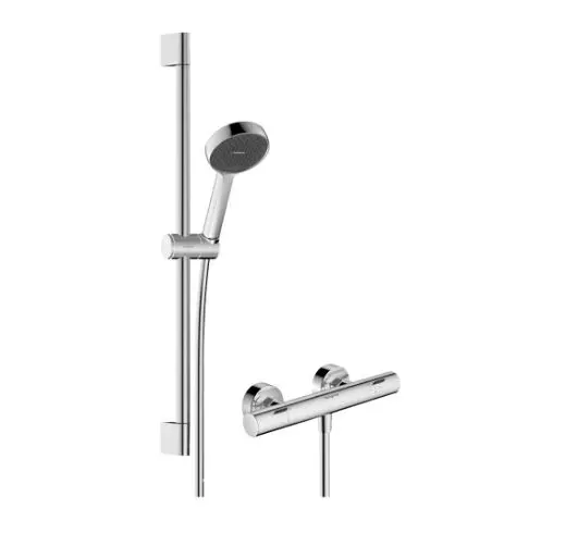 Hansgrohe Activera Select S - dušas komplekts ar termostatu, 2 strūklas veidi, EcoSmart, hroms 28876000