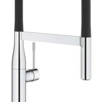 Grohe Essence - virtuves izlietnes maisītājs ar atsperes roku, hromēts 30294000