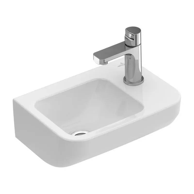 Villeroy & Boch Architectura - roku mazgāšanas izlietne 36x26 cm, bez pārplūdes, 1 jaucējkrāna atvere, Alpu balts 43733701
