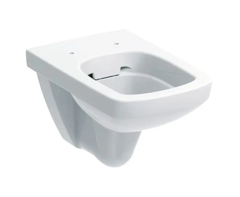 Geberit Selnova Square - piekaramais WC, 530x350 mm, bez skalošanas malas, balts 501.458.00.7