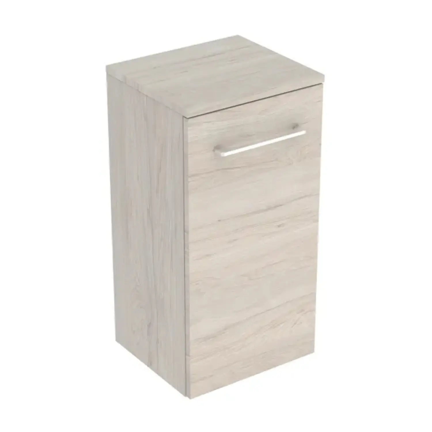 Geberit Selnova Square - sānu augšējais skapītis 65x33x30 cm, 1 durvis, gaišs Hickory rieksts 501.275.00.1