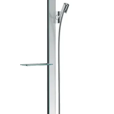 Hansgrohe Unica'E - dušas stienis 90 cm, ar dušas šļūteni, hromēts 27640000