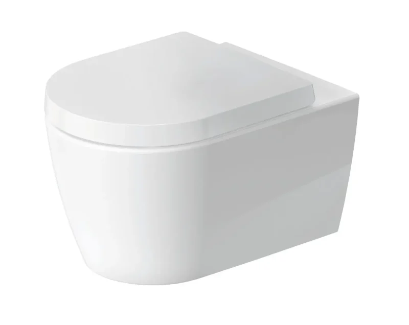 Duravit ME by Starck - piekarināms WC, bez apmales, HygieneFlush, DuraShield, matēti balts 251809AC00