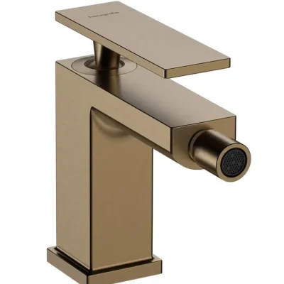 Hansgrohe Tecturis E - bideta maisītājs ar noteces komplektu, birstēts bronzas tonis 73200140