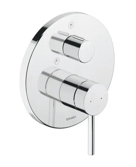 Duravit Circle - zemapmetuma maisītājs, 2 patērētājiem, hroms CE4210012010