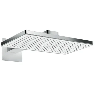 Hansgrohe Rainmaker Select - galvas duša 460, izvirzījums 46 cm, EcoSmart 9 l/min, balta / hromēta 24013400