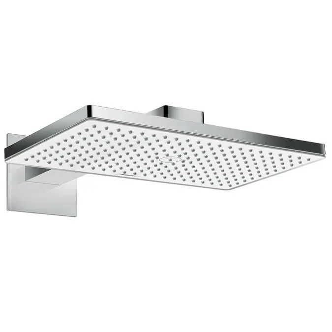 Hansgrohe Rainmaker Select - galvas duša 460, izvirzījums 46 cm, EcoSmart 9 l/min, balta / hromēta 24013400