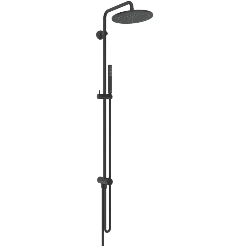 Ideal Standard Ceratwist T25 - dušas komplekts bez baterijas, diametrs 25 cm, zīdaini melns BE206XG