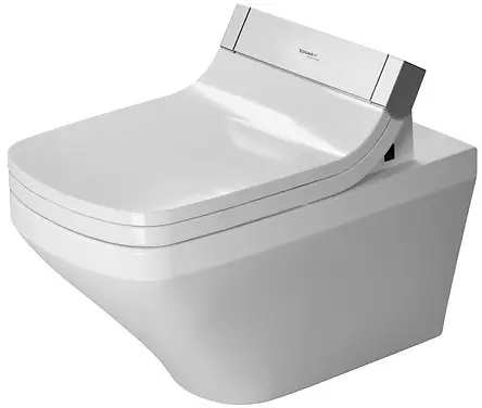 Duravit DuraStyle - piekaramais WC SensoWash, ar WonderGliss, balts 25425900001