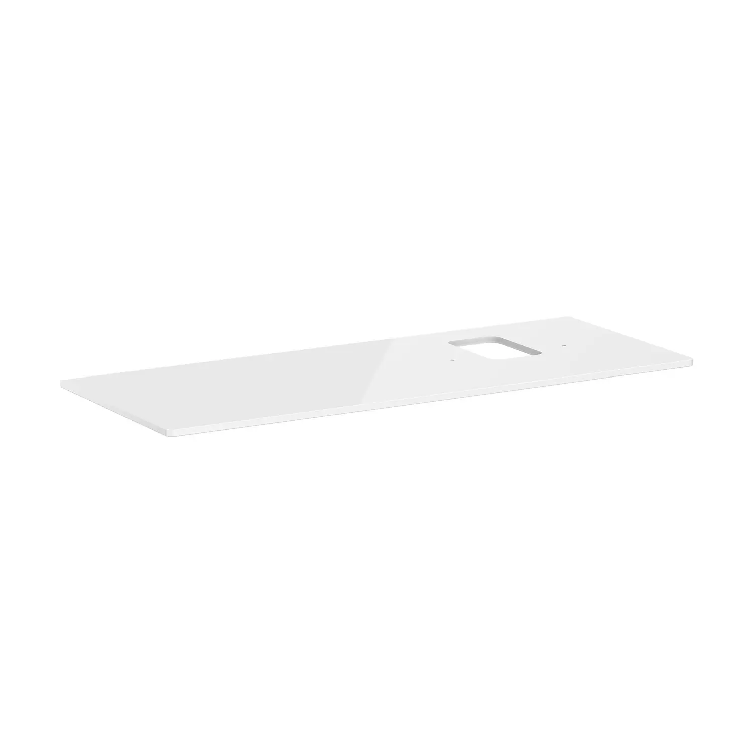 Hansgrohe Xelu Q - izlietnes plātne 136x55 cm, izgriezums labajā pusē, balta spīdīga 54124050
