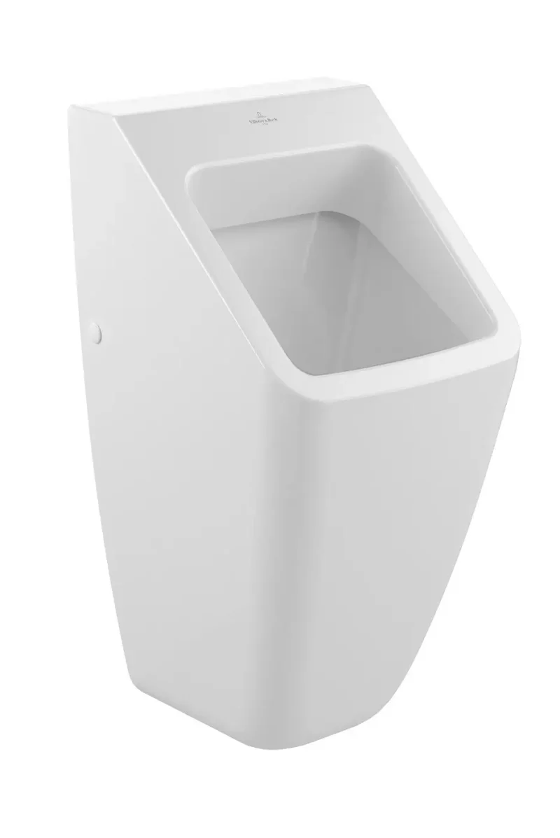 Villeroy & Boch Architectura - nosūces pisuārs, ūdens padeve no aizmugures, ar mērķobjektu, CeramiPlus, Alpu balts 558705R1