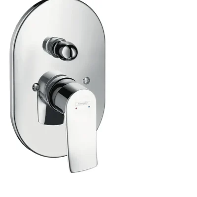 Hansgrohe Metris - vienas sviras vannas maisītājs, zemapmetuma, hroms 31484000