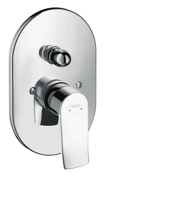 Hansgrohe Metris - vienas sviras vannas maisītājs, zemapmetuma, hroms 31484000