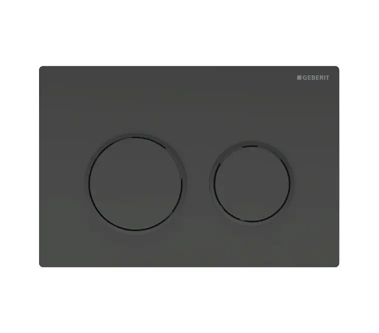 Geberit Omega20 - vadības plate, melna 115.085.DW.1