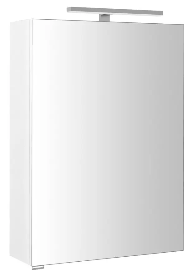 Sapho Riwa - spoguļskapis ar LED apgaismojumu, 50x70x17 cm, balts spīdīgs RIW050-0030