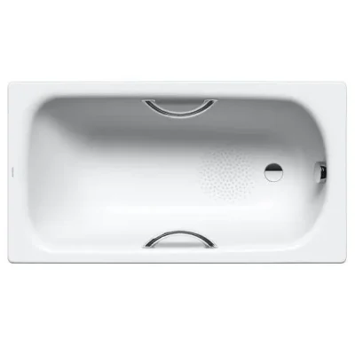 Kaldewei Advantage - Vanna Saniform Plus Star 330, 140x70 cm, ar rokturu atverēm, neslīdoša, pērļu efekts, balta 133030003001