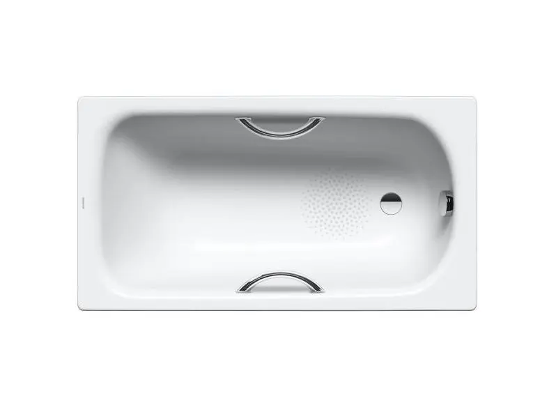 Kaldewei Advantage - Vanna Saniform Plus Star 330, 140x70 cm, ar rokturu atverēm, neslīdoša, pērļu efekts, balta 133030003001