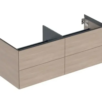 Geberit ONE - izlietnes apakšskapis, 133x50x47 cm, 4 atvilktnes, ozols 505.266.00.5