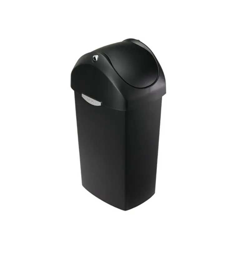 Simplehuman atkritumu tvertne - atkritumu tvertne 60 l, melna CW1333