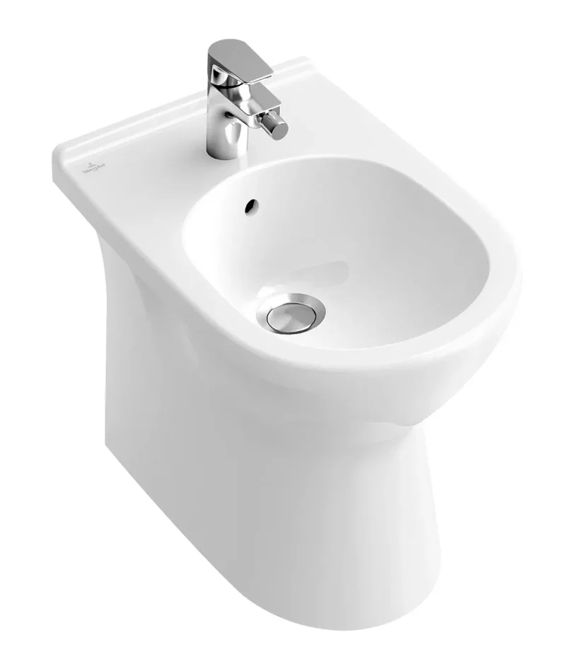 Villeroy & Boch O.novo - stāvošais bidē 260x560x400 mm, 1 caurums maisītājam, Alpu balts 54610001
