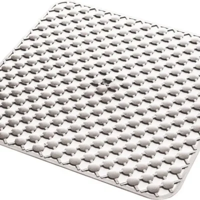 Aqualine Geo - neslīdošs dušas paklājiņš, balts 97535302