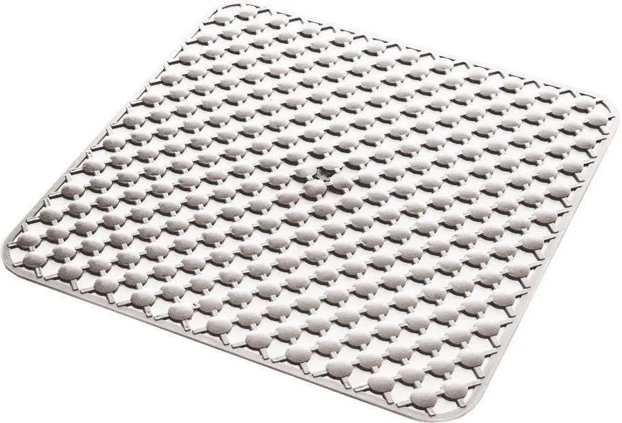Aqualine Geo - neslīdošs dušas paklājiņš, balts 97535302