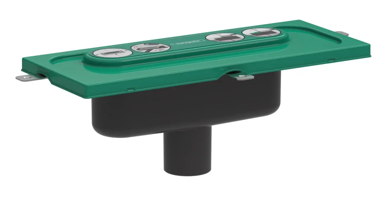 Hansgrohe uBox universal - pamatkorpuss dušas renēm, notekas korpuss vertikālai uzstādīšanai 01002180
