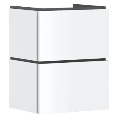 Hansgrohe Xilesa E - izlietnes apakšskapītis, 62x48x38 cm, 2 atvilktnes, matēti balts 54248700