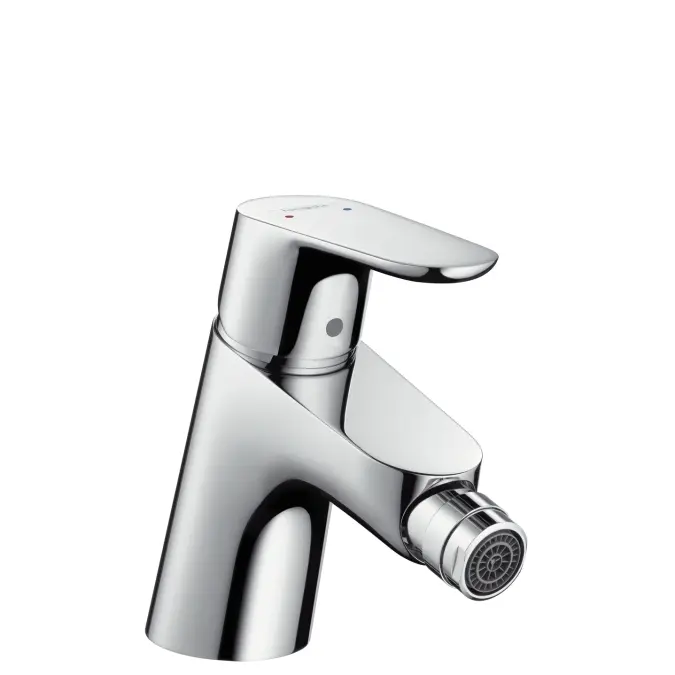 Hansgrohe Focus E2 - bidē vienas sviras maisītājs ar noteces komplektu Push-Open, hromēts 31922000