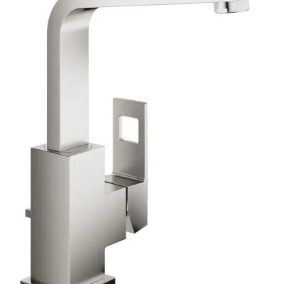 Grohe Eurocube - izlietnes maisītājs ar noteces komplektu, Supersteel 23135DC0