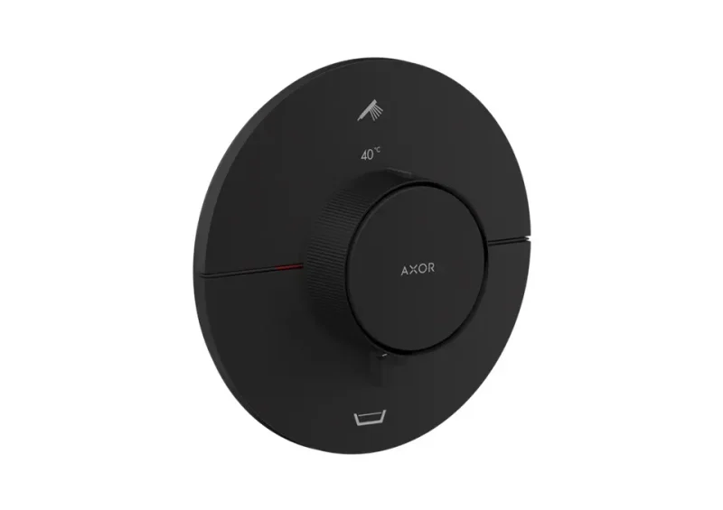 Axor ShowerSelect ID - zemapmetuma termostata maisītājs, 2 patērētājiem, matēti melns 36751670