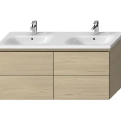 Jika Mio-N - dubultās izlietnes skapītis 130, 127x59x45 cm, osis H40J7184013421