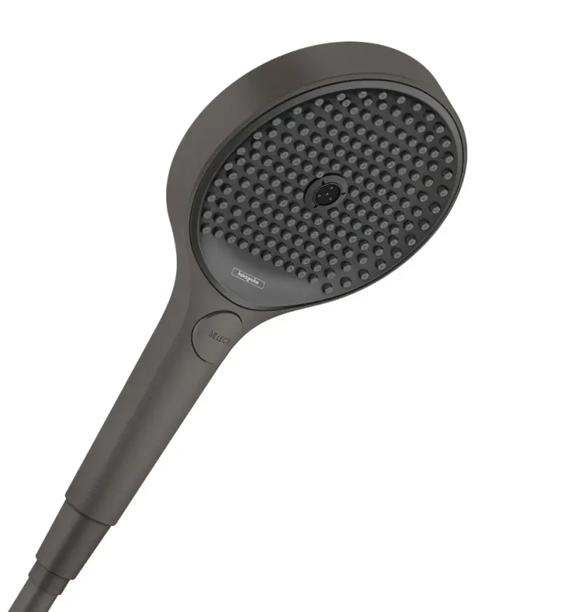 Hansgrohe Rainfinity - dušas galva 130, 3 strūklas, melns hroms birstēts 26865340