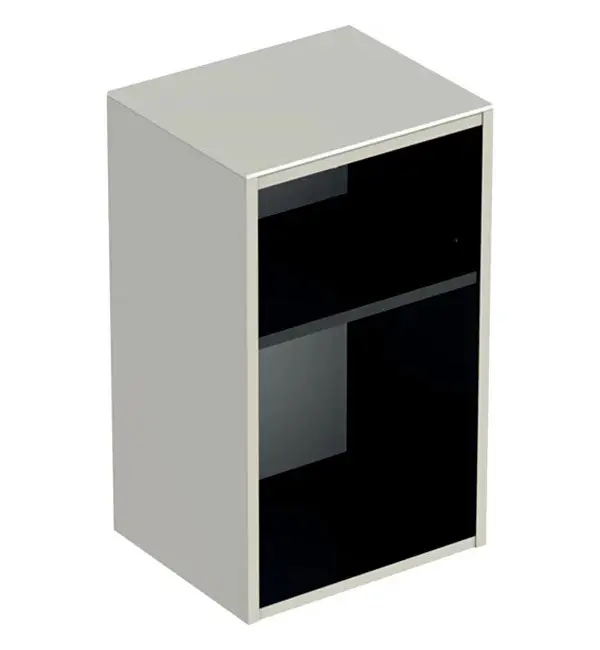Geberit Smyle Square - sānu skapis, atvērts, smilšu pelēks 500.358.JL.1