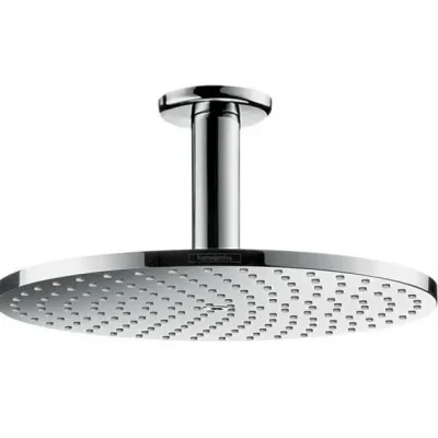 Hansgrohe Raindance S - galvas duša PowderRain 240, griestu pieslēgums 10 cm, hromēts 27620000
