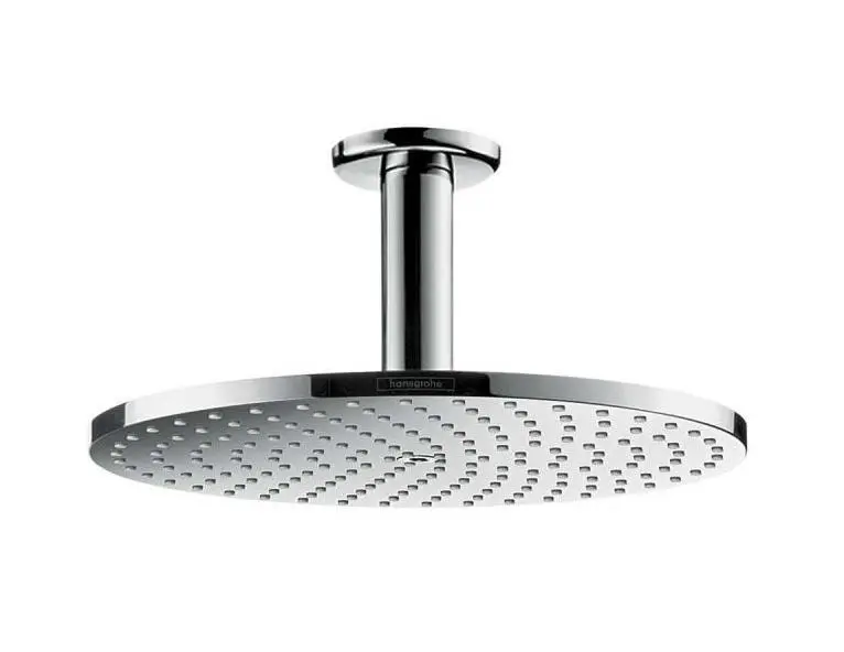Hansgrohe Raindance S - galvas duša PowderRain 240, griestu pieslēgums 10 cm, hromēts 27620000