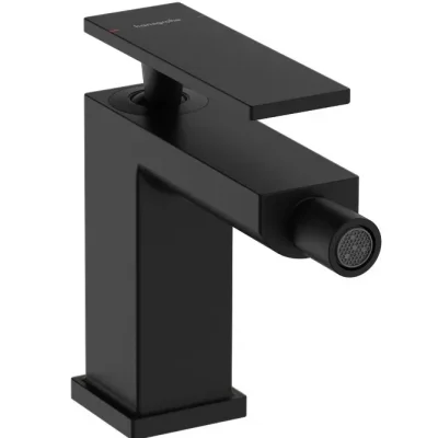Hansgrohe Tecturis E - bidē maisītājs ar noteces komplektu, matēti melns 73200670