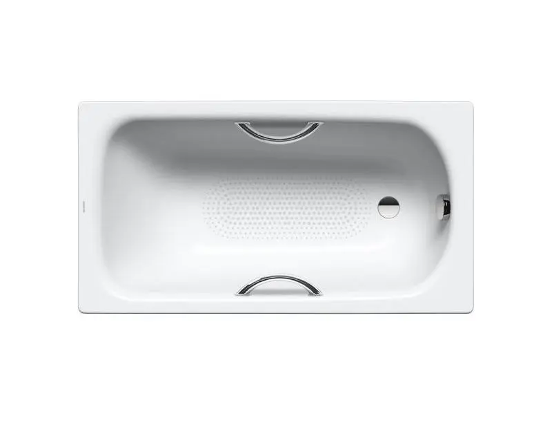 Kaldewei Advantage - Vanna Saniform Plus Star 330, 140x70 cm, ar rokturu atverēm, pilnībā neslīdoša, pērļu efekts, balta 133034013001