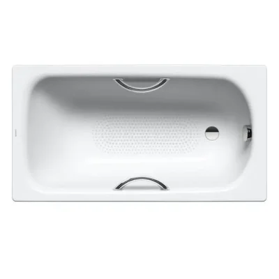 Kaldewei Advantage - Vanna Saniform Plus Star 330, 140x70 cm, ar rokturu atverēm, pilnībā neslīdoša, balta 133034010001