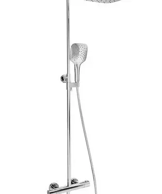 Ravak Termo - dušas komplekts ar termostatu, 25 cm, 3 strūklas veidi, hroms X070164