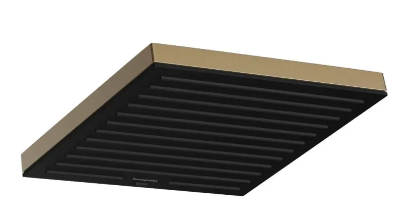 Hansgrohe Pulsify E - galvas duša, 26x26 cm, birstēta bronza 24330140