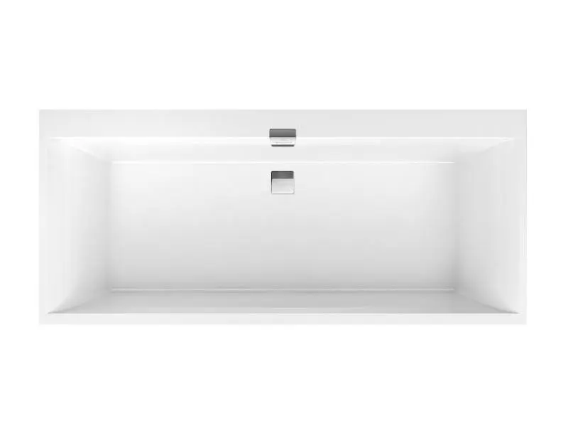 Villeroy & Boch Squaro Edge 12 - Duo vanna, 190x90 cm, Quaryl, balta UBQ190SQE2DV-01