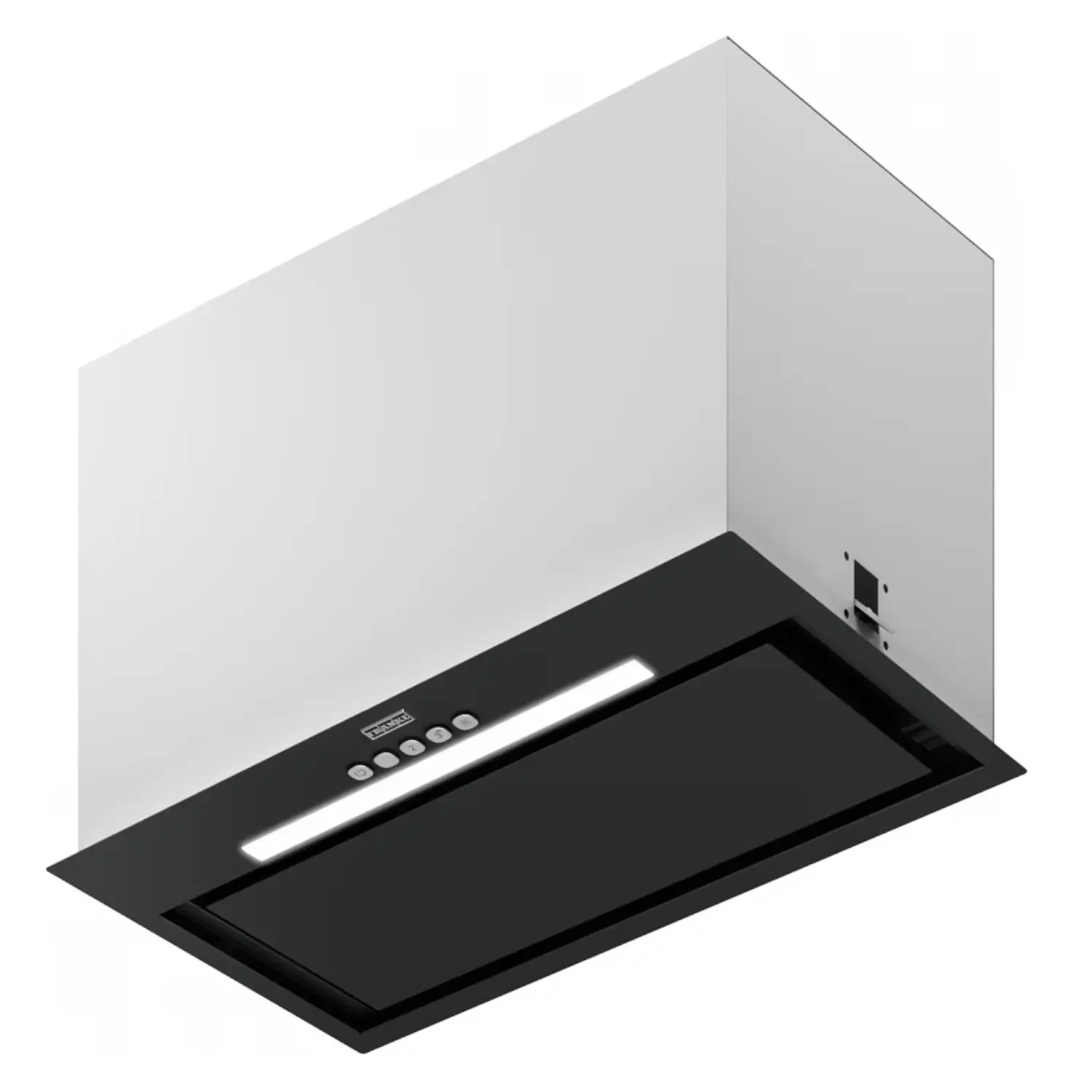 Franke Maris - iebūvējamais tvaika nosūcējs FBFE BK matēts A52, platums 52 cm, melns matēts 305.0665.364