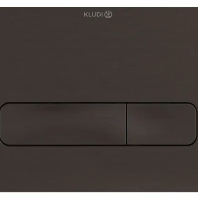 Kludi Unifix - WC vadības plate, hroms melns birstēts 30PP01N2